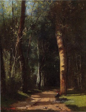Camille Pissarro Painting - en el bosque Camille Pissarro